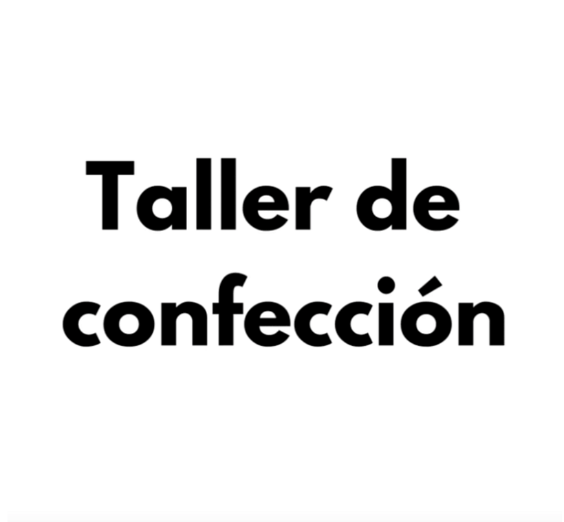 Busco taller de confección  1