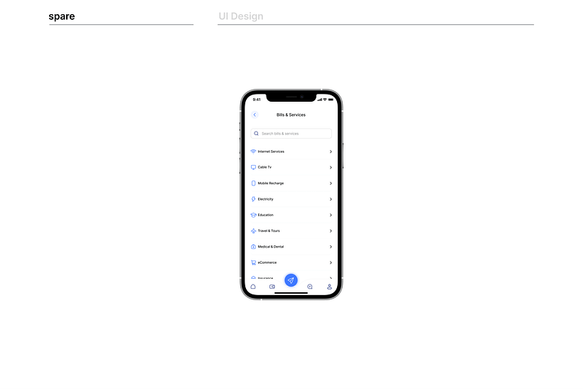 Spare - UX / UI