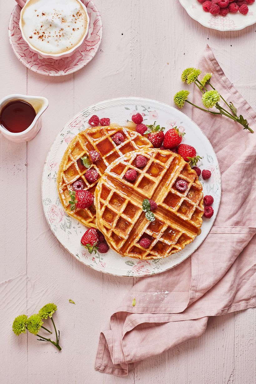 Waffles - Luz artificial