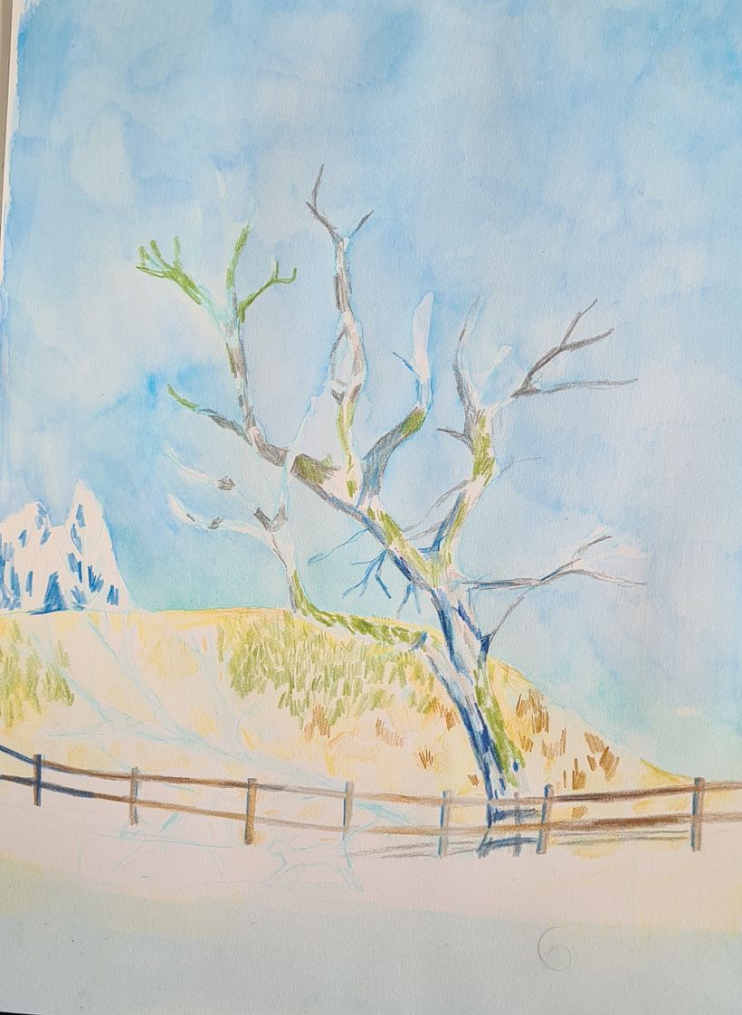 My project in Sketchbook Landscapes: A Colorful Approach course 12
