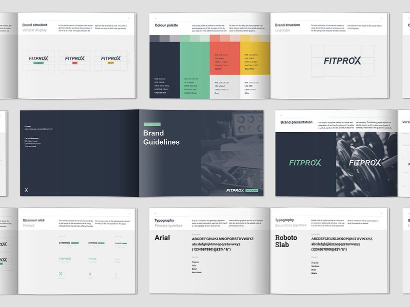 FitproX - Rebrand and Graphic Universe 8