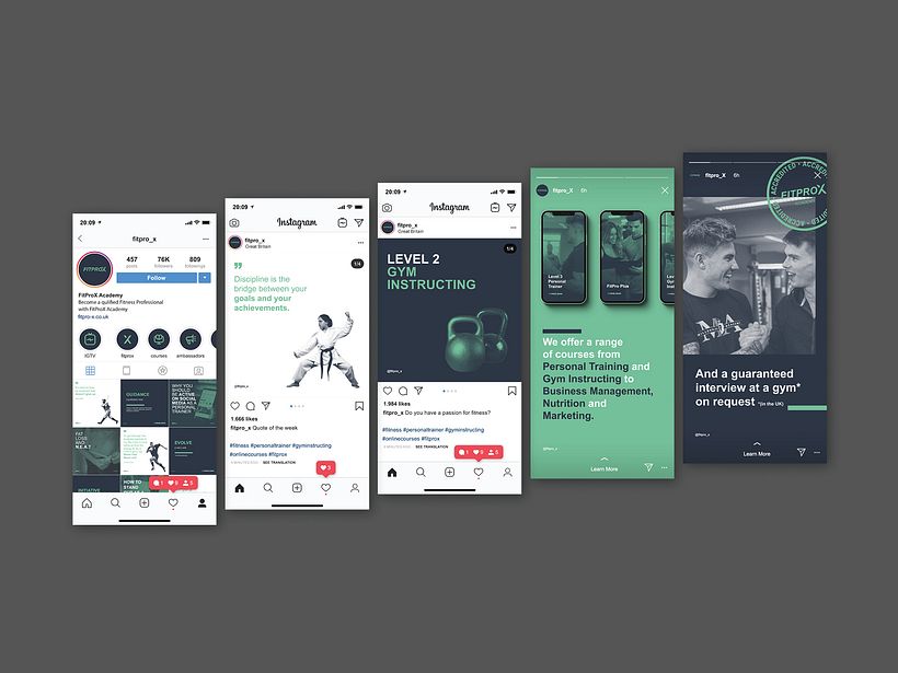 FitproX - Rebrand and Graphic Universe 9