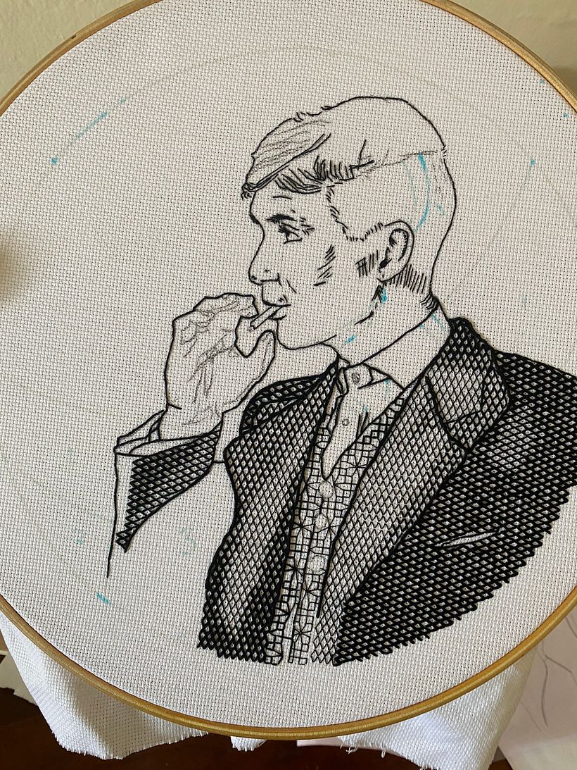My project for course: Introduction to Blackwork Embroidery 5