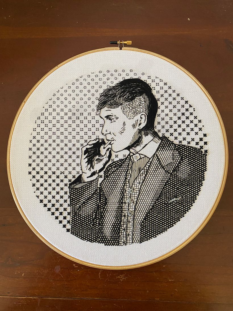 My project for course: Introduction to Blackwork Embroidery 7