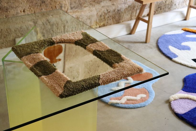 Miroir tufté par Atelier Paolo 