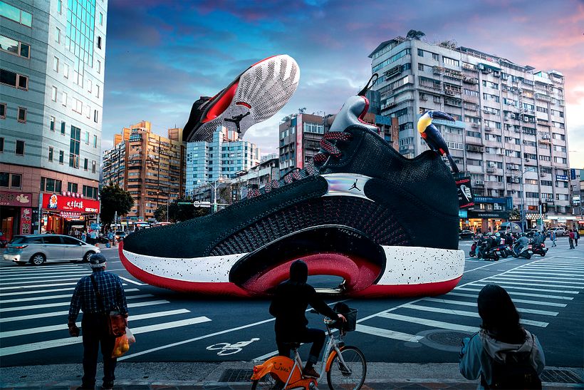 Primeira ideia finalizada com luz e sombra