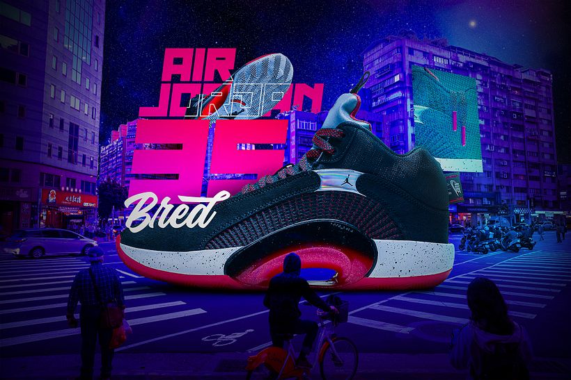 Versão noturna com tipografia