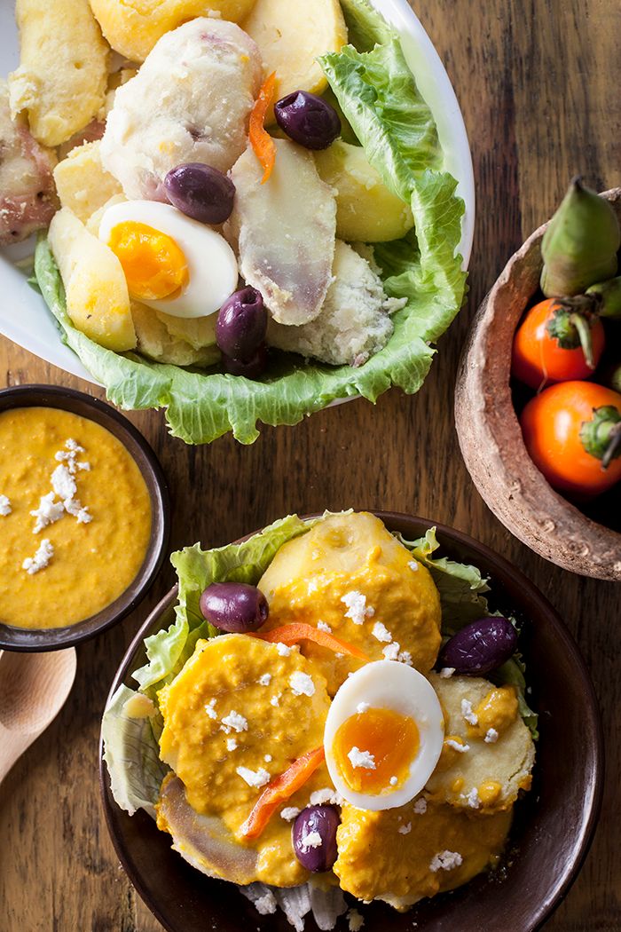 Papa a la Huancaina - luz artificial