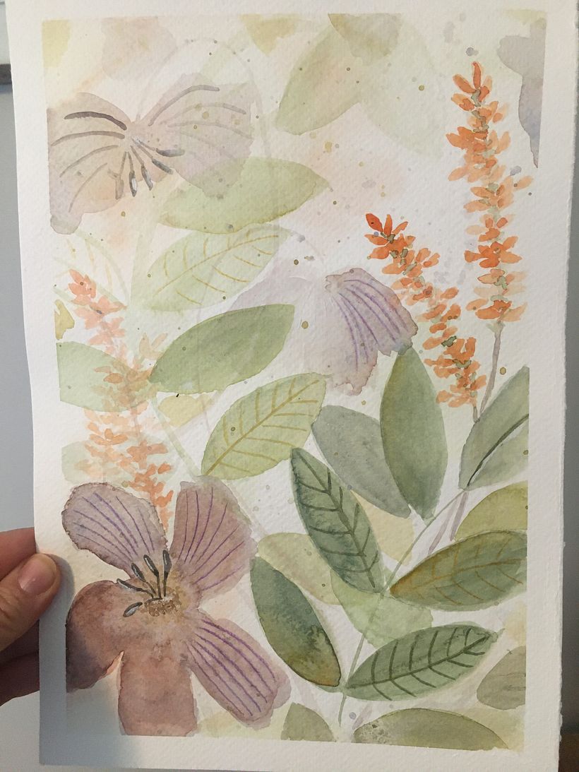 My project for course: Artistic Floral Watercolor: Connect with Nature 2