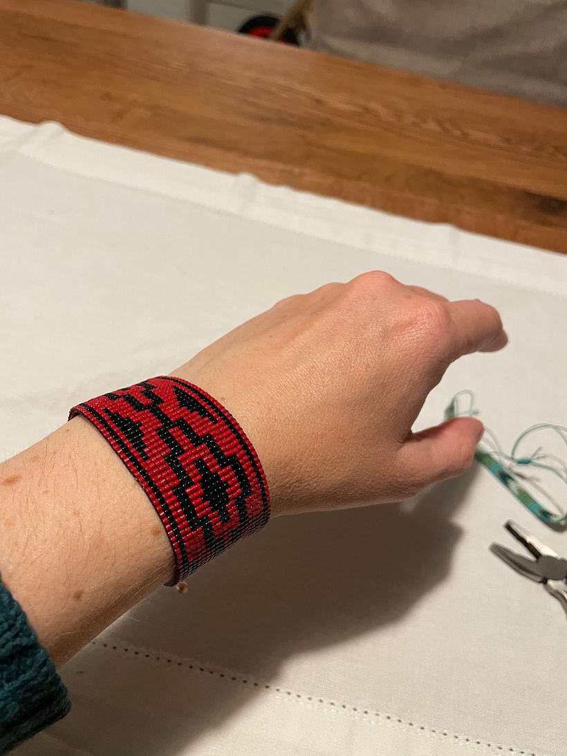 My project for course: Beaded Jewelry Design: Weave Elegant Patterns 1