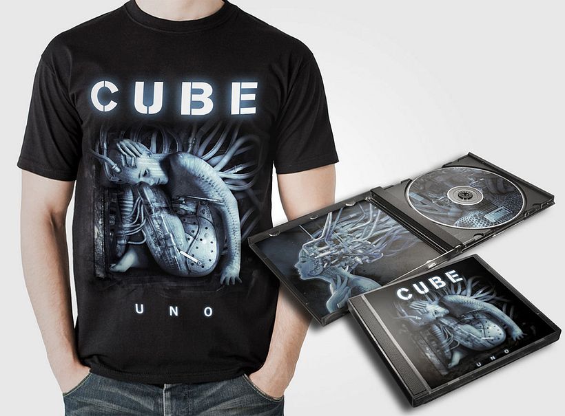 DISEÑO CD y CAMISETAS GRUPO CUBE 12