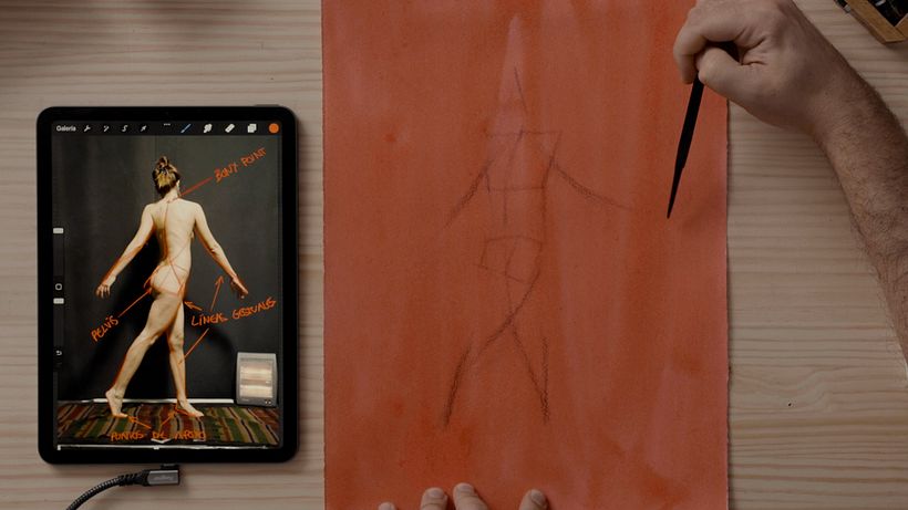 Sigue este tutorial de dibujo Anatómico.