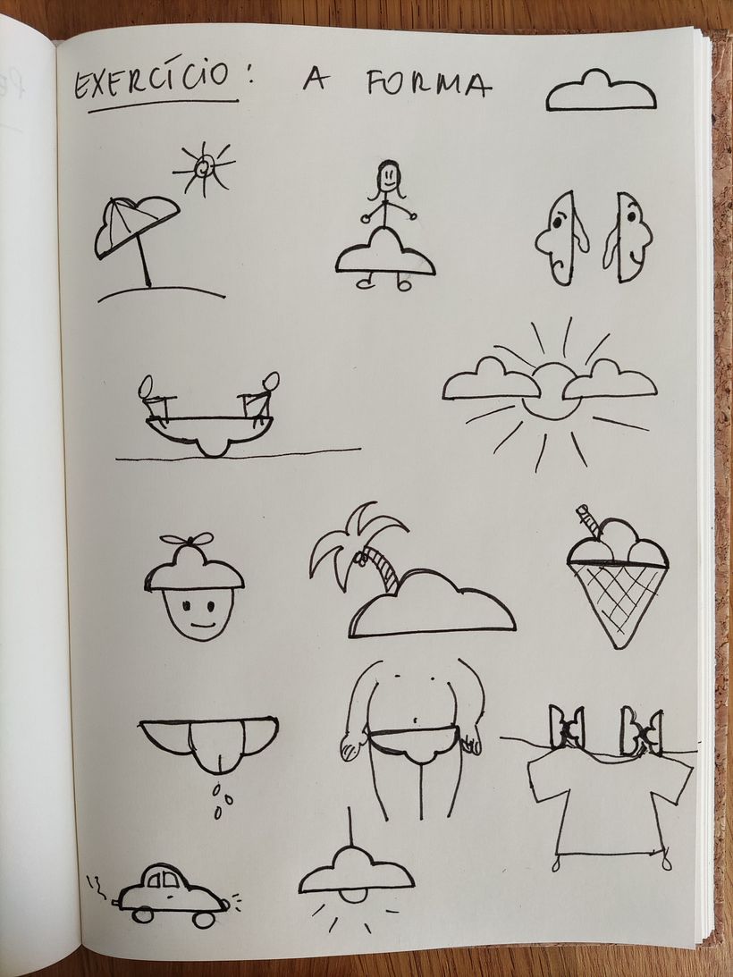 one shape, many drawings