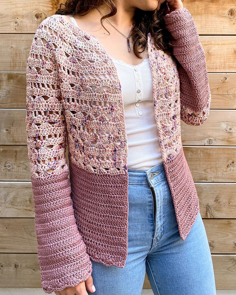 Crochet Prendas De Punto Originales SACÓN TEJIDO A CROCHET