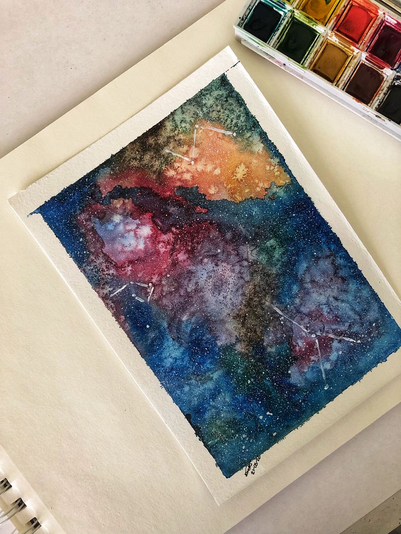 Mi proyecto del curso: Técnicas modernas de acuarela 1