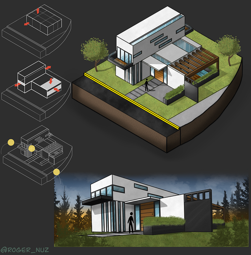 Mi proyecto del curso: Sketching arquitectónico y artístico con Procreate 2