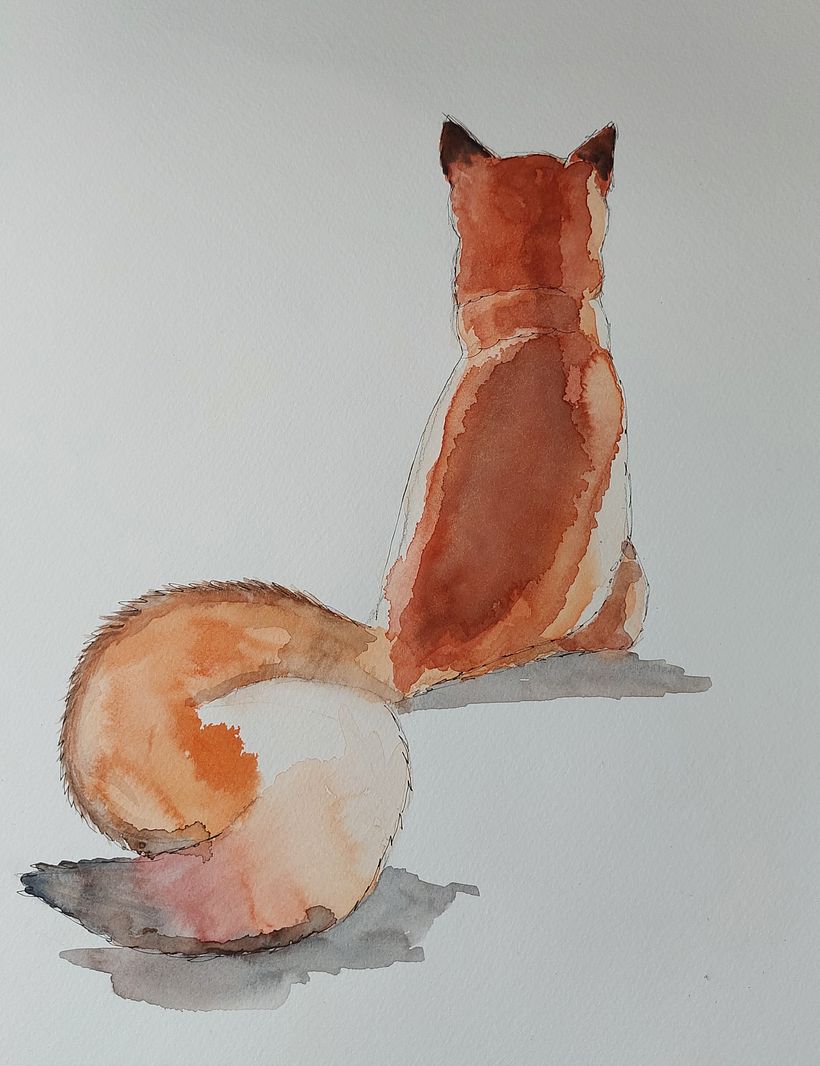 Mein Kursprojekt: Ausdrucksstarke Tierporträts in Aquarell 4