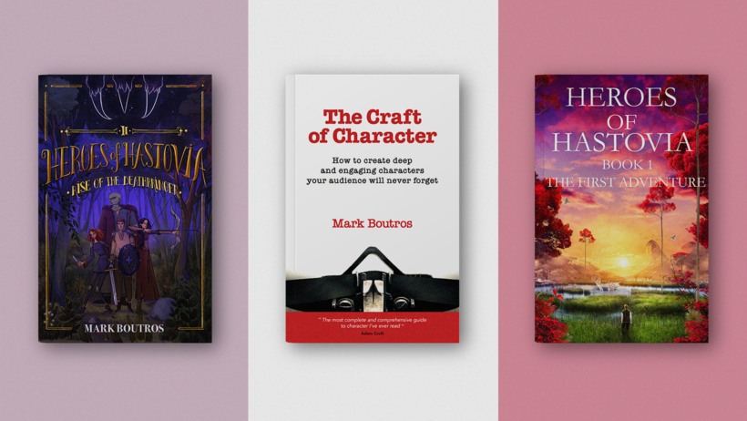 Mark Boutros' books including 'The Craft of Character'.