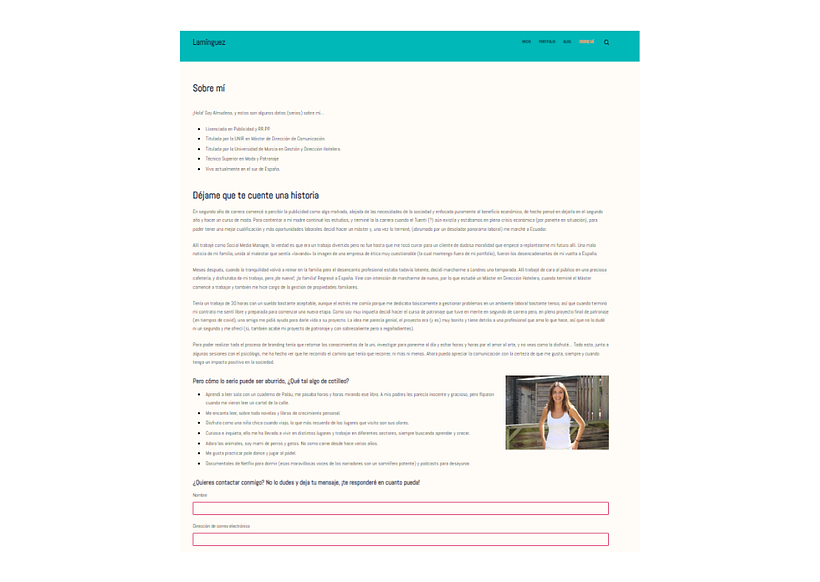 WordPress: crea una web profesional desde cero -> https://laminguez.com/ 2