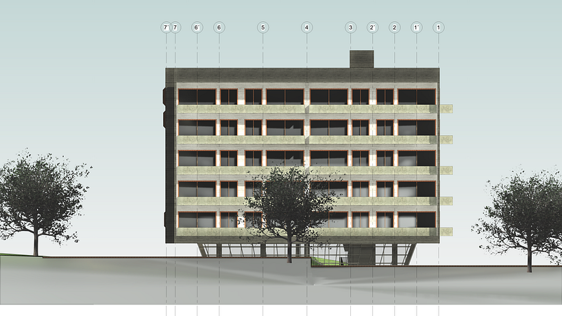 Alzado Norte
