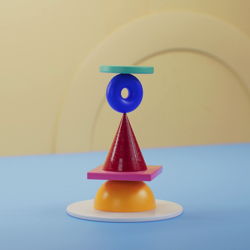 Memphis Rolling Shapes 2