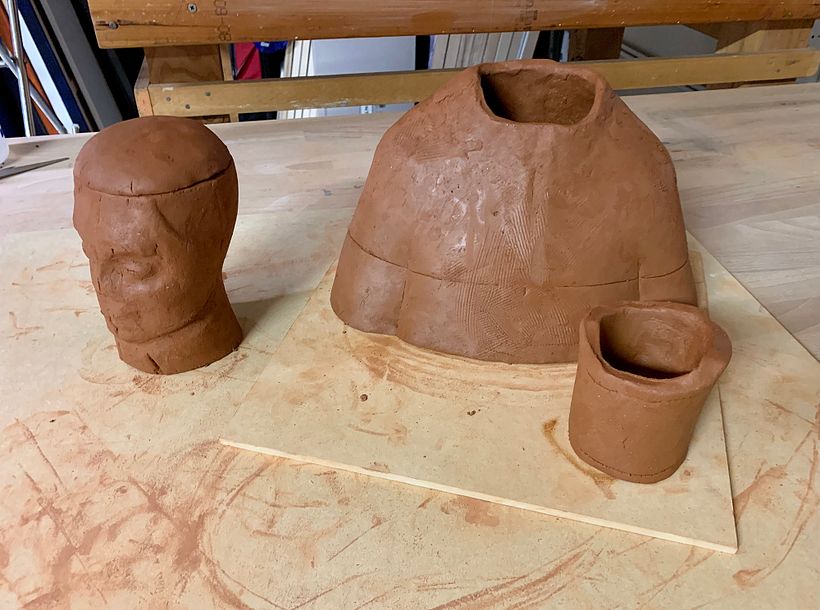 My project for course: Introduction to Clay Figurative Sculpture 3