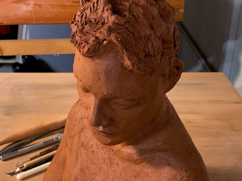 My project for course: Introduction to Clay Figurative Sculpture 5