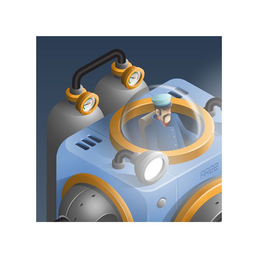 Mi proyecto del curso: Ilustración vectorial isométrica desde cero 3