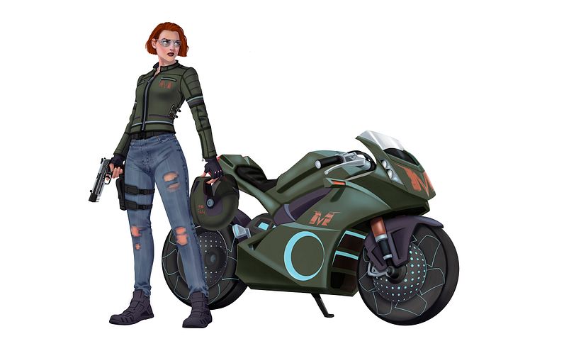 Marcela Prados Mi proyecto del curso: Introducción al concept art para el diseño de personajes expresivos 10