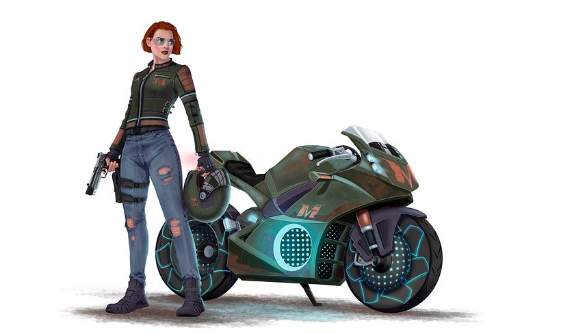 Marcela Prados Mi proyecto del curso: Introducción al concept art para el diseño de personajes expresivos 11