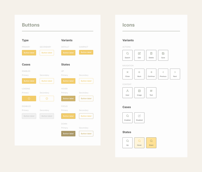 Buttons & Icons