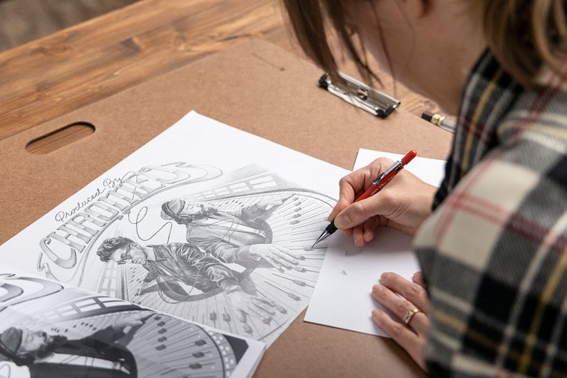 My project for course: Record Cover Design with Pencil Illustration Techniques 10