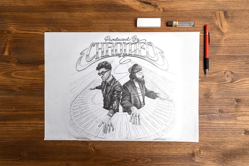 My project for course: Record Cover Design with Pencil Illustration Techniques 9