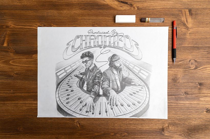 After a few hours and a lot of podcasts (and patience !), I have finalized my drawing