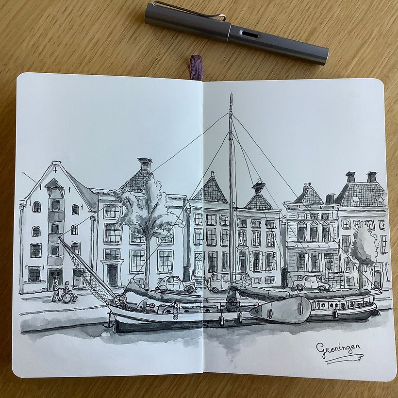 My project in The Art of Sketching: Transform Your Doodles into Art course 10