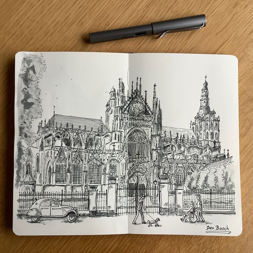 My project in The Art of Sketching: Transform Your Doodles into Art course 11