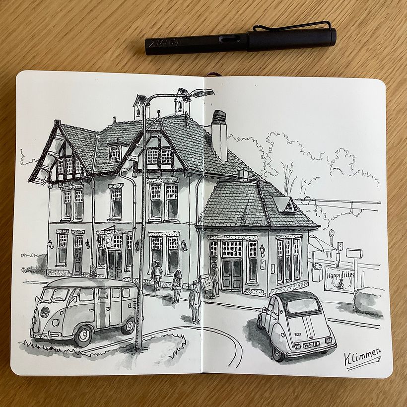 My project in The Art of Sketching: Transform Your Doodles into Art course 12