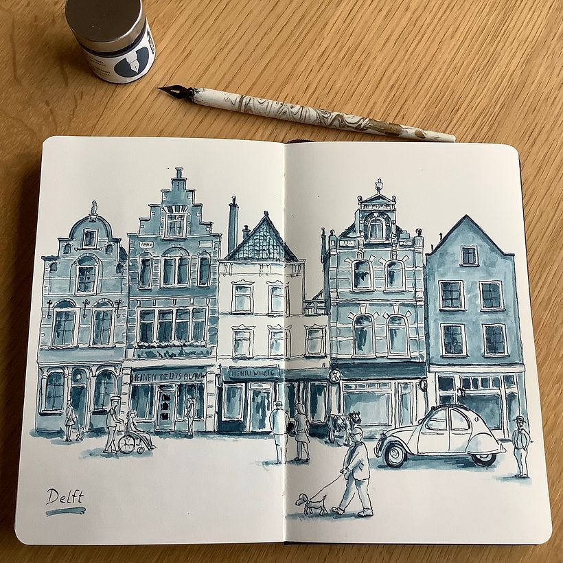 My project in The Art of Sketching: Transform Your Doodles into Art course 14