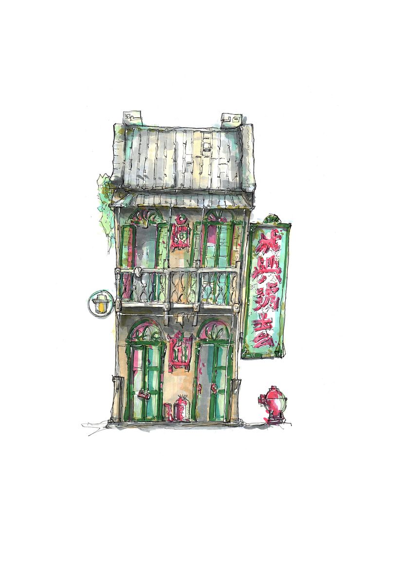 My project for course: Expressive Architectural Sketching with Colored Markers 5