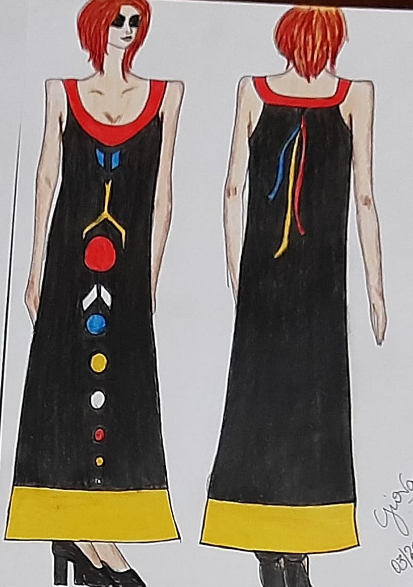 Coleção cápsula "Mulheres Coloridas" - Projeto do curso Introdução ao Design de Moda 4