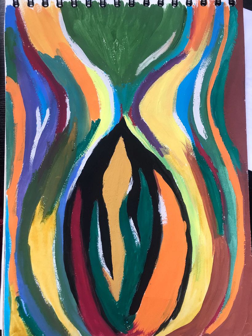 femme colorée 2