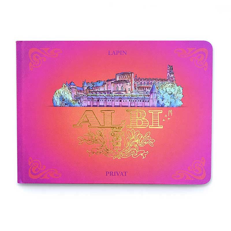 Travelbook of the city of Albi in France. - Ilustración tradicional