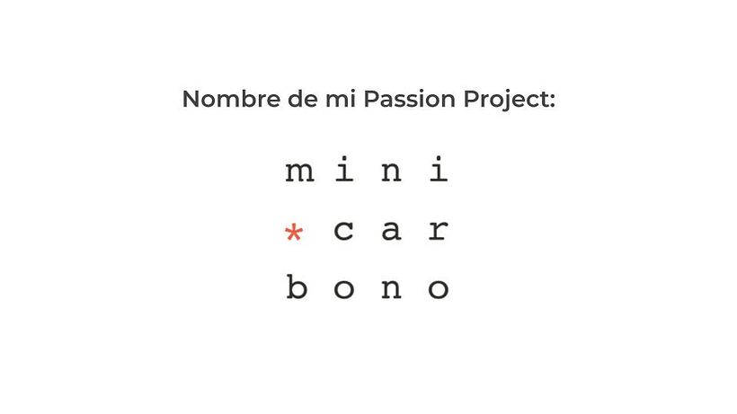Mini car bono — logotipo tipográfico - Consultoría creativa