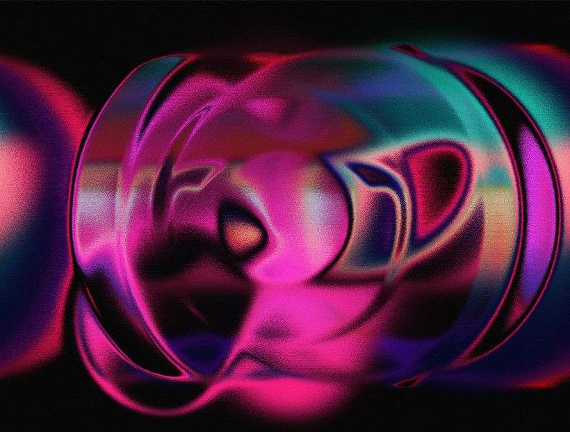 The final 'hero' image is enhanced in Adobe Photoshop to create a stronger distortion effect.
