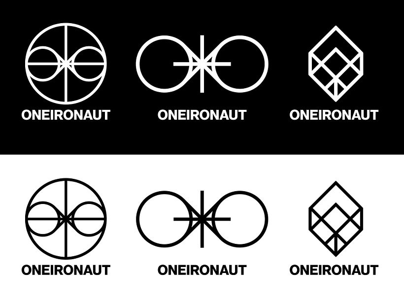 The final logo alongside alternative logo options that can be used in the story.