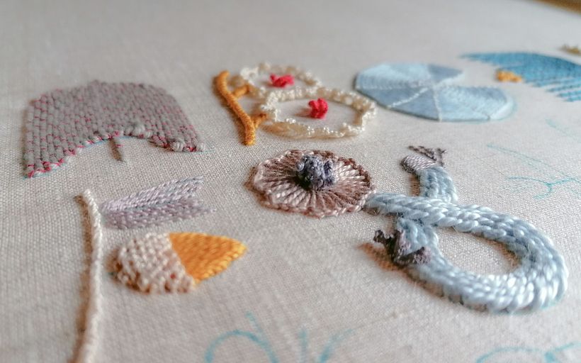 My project for course: Introduction to Raised Embroidery 3