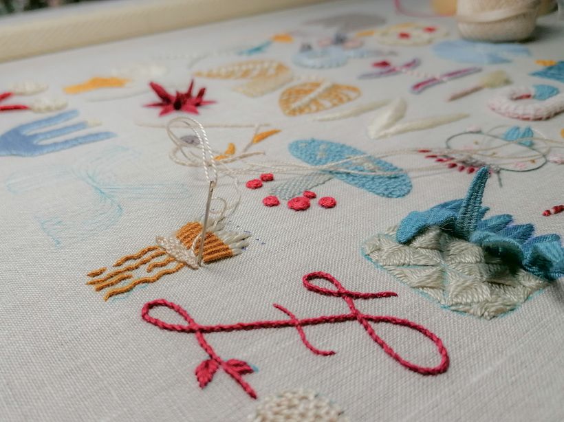 My project for course: Introduction to Raised Embroidery 4