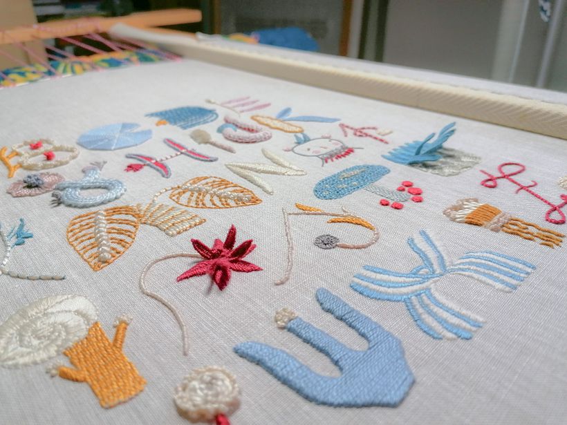My project for course: Introduction to Raised Embroidery 5
