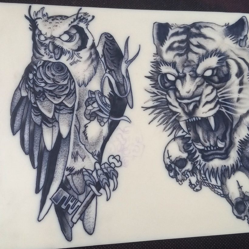 Practica en Tatuajes 11