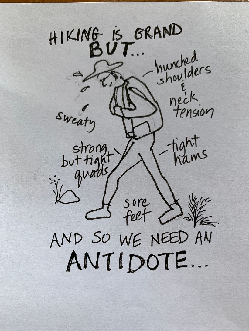 Post-hiking yoga guide 2